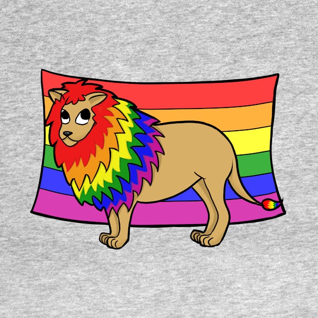 Gay Pride Lion by marzipanpond